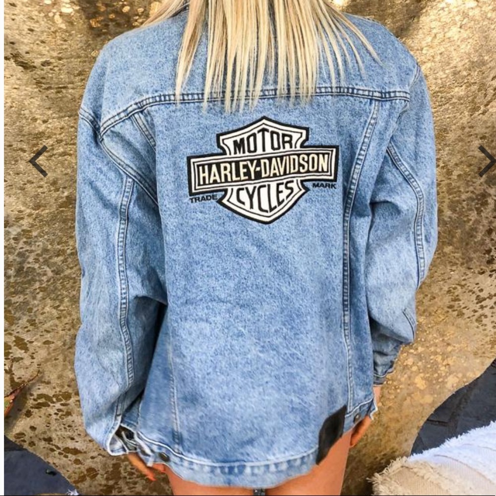 VINTAGE HARLEY DAVIDSON JEAN JACKET